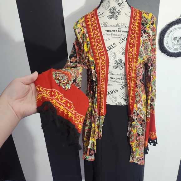 Bali Multicolor Patterned Cardigan - Picture 5 of 6